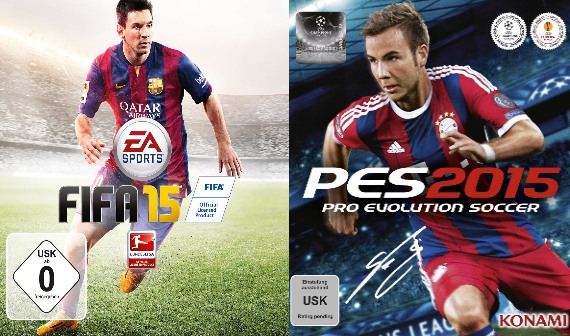 Fifa  2015  vs PES  2015