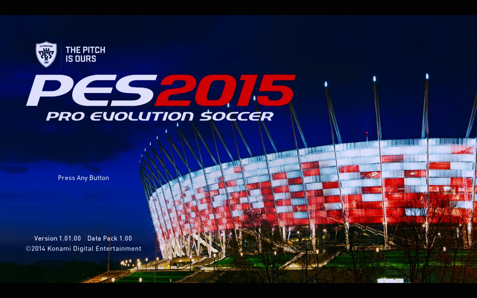 Pes 2015 Start Screen