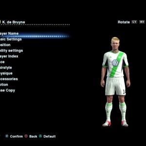de bruyne – wolfsburg