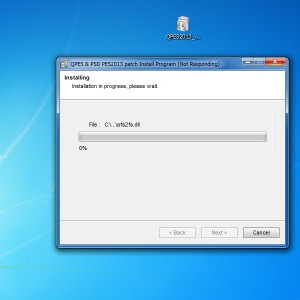 install pes patch step 6