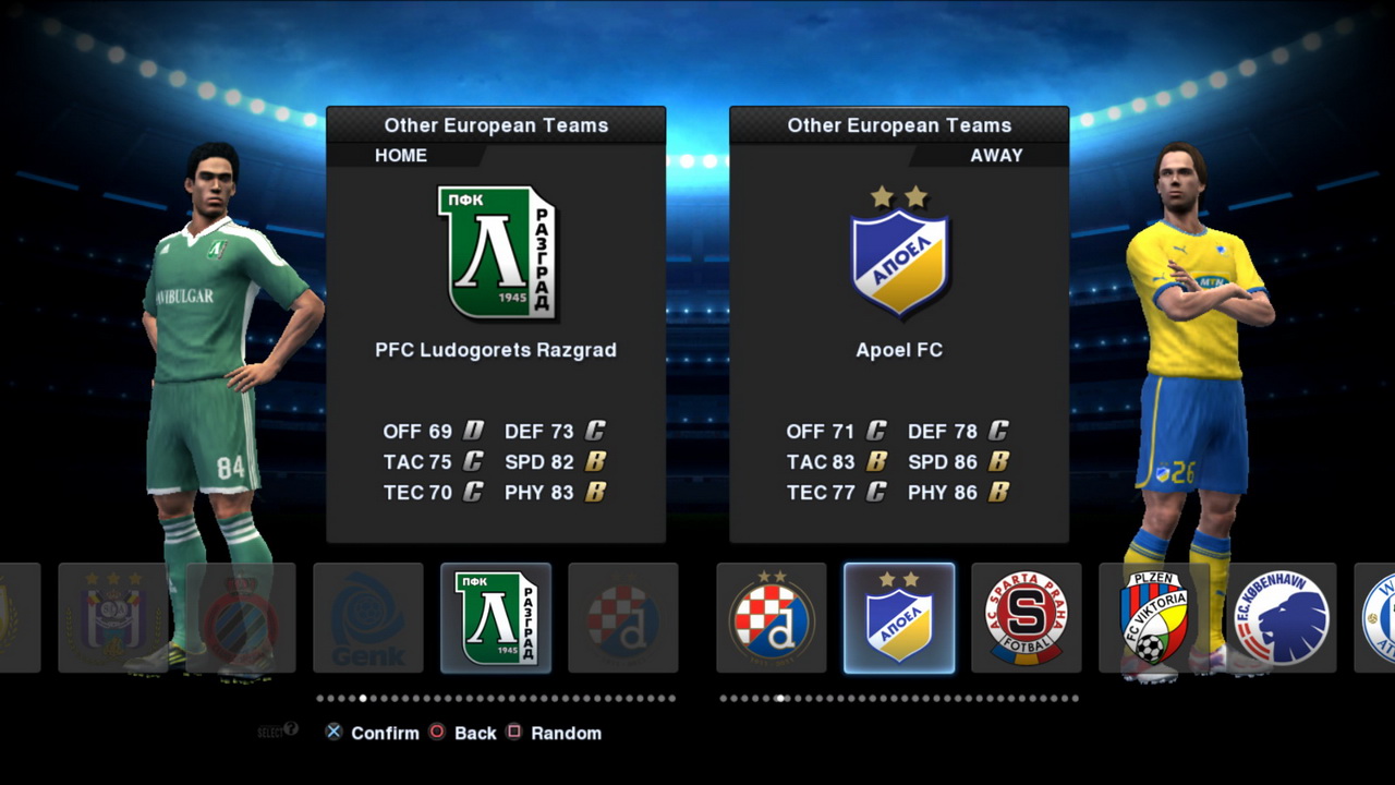 PES 2014 Teams List – FIFPlay